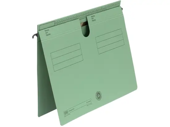 Hängehefter Elba 100555353 81459GN Sorte 81 A4, Manilakarton 250g, kaufmännische Heftung + Amtsheftung, grün