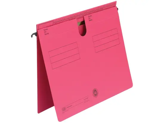 Hängehefter Elba 100555355 81459RO Sorte 81 A4, Manilakarton 250g, kaufmännische Heftung + Amtsheftung, rot