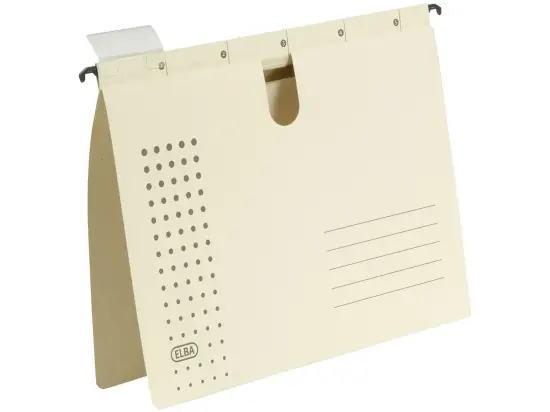 Hängehefter Elba 100552093 85741CH Chic Ultimate A4, Karton 240g, kaufmännische Heftung, Schnellhefter-Mechanik, chamois, Pack 25 Stk
