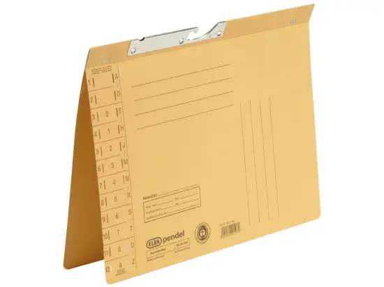 Pendelhefter Elba 100560081 90421GB A4, Manilakarton 250g, Amtsheftung, gelb