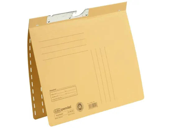 Pendelhefter Elba 100560094 90451GB A4, Manilakarton 250g, kaufmännische Heftung, gelb