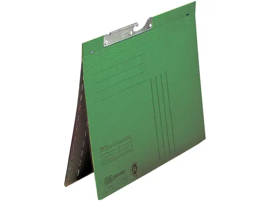 Pendelhefter Elba 100560102 90461GN A4, Manilakarton 320g, kaufmännische Heftung, grün
