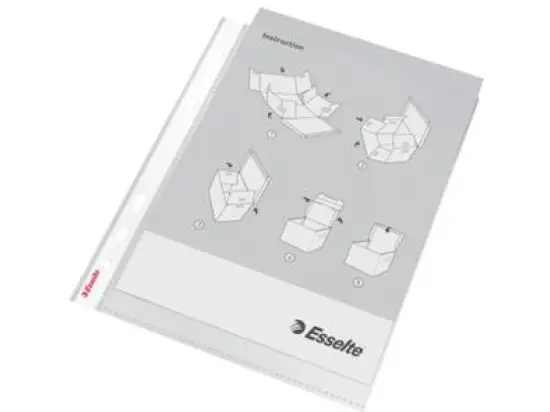 Prospekthüllen Esselte 56066 A4 60my Kunststoff (PP) glasklar, Pack 100 Stk