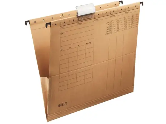 Hängetasche Esselte 621010 OrgaClass naturbraun, Karton 230g, Pack 25 Stk