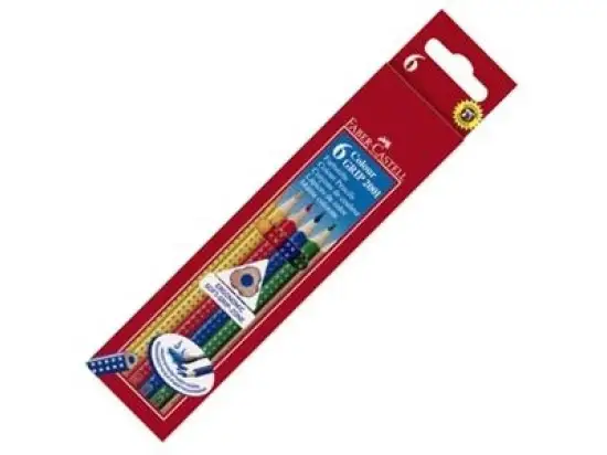 Buntstift Faber-Castell 112406 Colour Grip 6er-Kartonetui