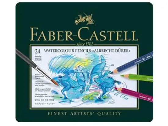 Aquarellstift Faber-Castell 117524 Albrecht Dürer 24er-Etui, Pack 2 Stk