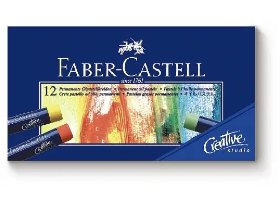 Ölpastellkreide Faber-Castell 127012 Creative Studio 12er-Etui, Pack 6 Stk