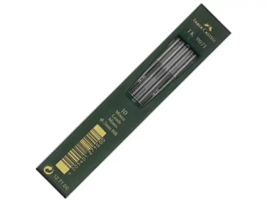 Fallmine Faber-Castell 127100 TK9071 Stärke: 2mm, Härte: HB, Dose 10 Stk