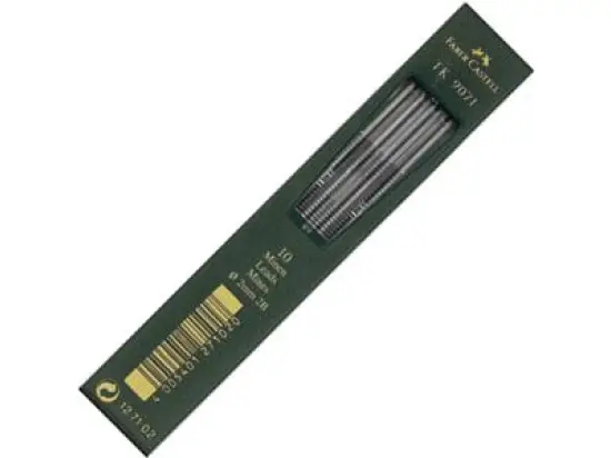 Fallmine Faber-Castell 127102 TK9071 Stärke: 2mm, Härte: 2B, Dose 10 Stk