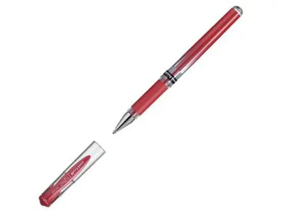 Gelroller Uni-Ball Signo broad UM-153 146822 Strichstärke: 0,6 mm, Schreibfarbe: rot-metallic, Pack 144 Stk