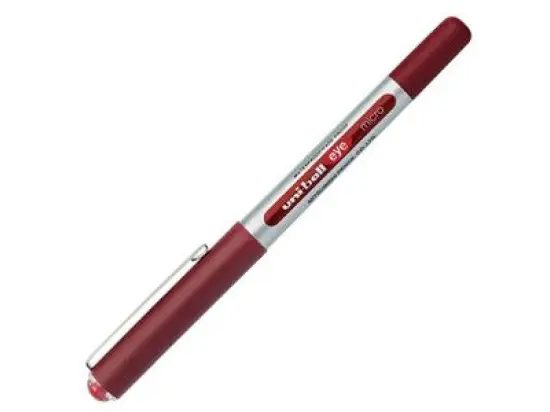 Tintenroller Uni-Ball Eye Micro UB-150 148021 0,2mm, Einweg, mit Kappe, dokumentenecht, rot