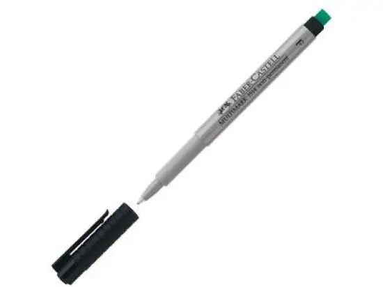 Folienschreiber Faber-Castell 151499 Multimark non-permanent F schwarz