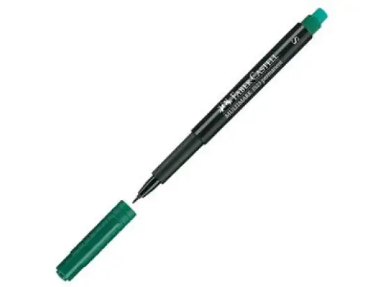 Folienschreiber Faber-Castell 152363 Multimark permanent S grün