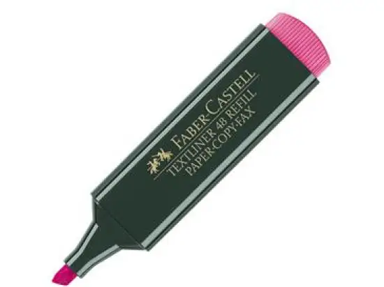 Textmarker Faber-Castell 154828 Textliner 48 Refill 1-5mm, Keilspitze, rosa