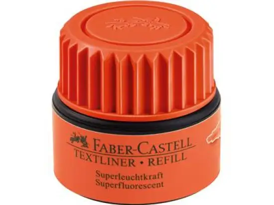 Textmarker-Nachfüllfass Faber-Castell 154915 Textliner 1549 Refill orange, Flasche 30ml