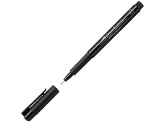Zeichentuschestift Faber-Castell 167199 Pitt artist pen Strichbreite: 0,3 mm (S), Schreibfarbe: 199 schwarz, Pack 10 Stk