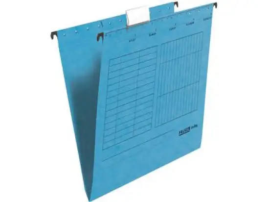 Hängemappe Falken 80002447 UniReg blau, Karton 230g Sichtreiter