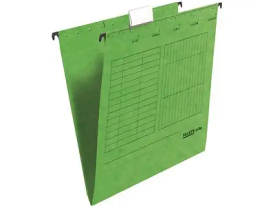 Hängemappe Falken 80002520 UniReg grün, Karton 230g Sichtreiter