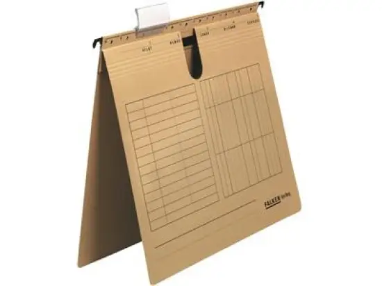 Hängehefter Falken 80004351 Karton 230g, Amtsheftung, chamois