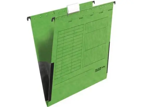 Hängetasche Falken 80004435 UniReg grün, Karton 230g Leinenfrosch