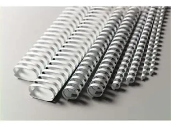 Plastikbinderücken GBC 4028202 Ø 25,0mm weiß, Pack 50 Stk