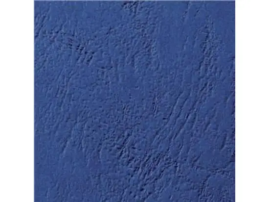 Kartondeckel GBC CE040029 LeatherGrain A4 250g, Lederoptik, königsblau, Pack 100 Stk