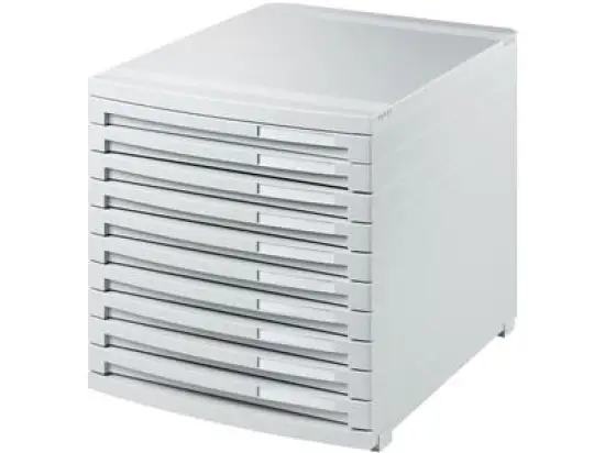 Schubladenbox HAN 1510-11 Contur grau/grau 10-Schübe geschlossene Schubladen