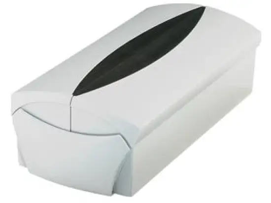 Visitenkartenbox HAN 2000-31 VIP-Set Kunststoff (PS), lichtgrau/schwarz