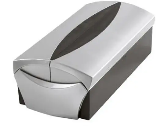 Visitenkartenbox HAN 2755-77 VIP Silber Edition silber, für 500 Karten