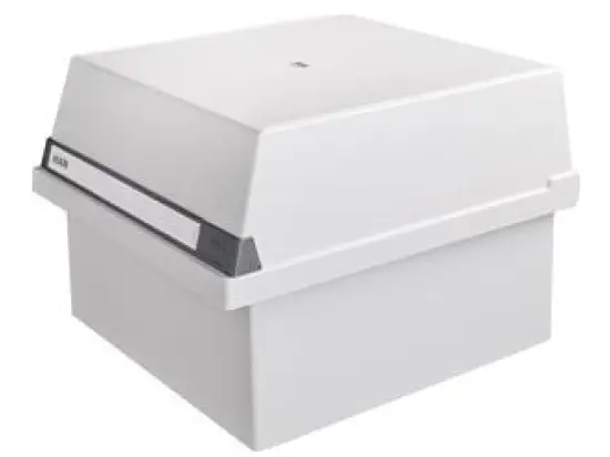 Karteikasten HAN 954-11 A4-quer, grau, inkl. 2 Stützplatten