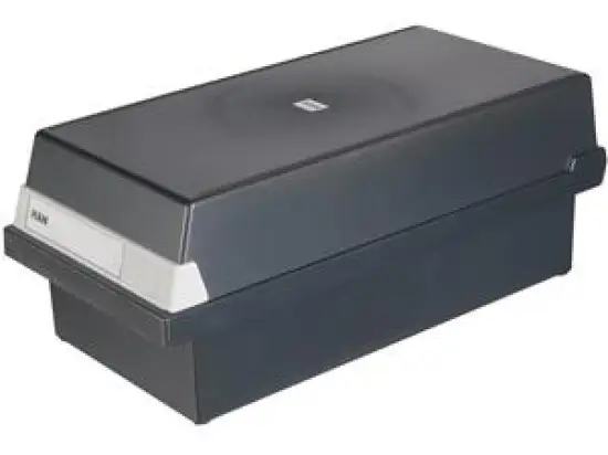 Karteikasten HAN 956-13 A6-quer, schwarz, inkl. 2 Stützplatten