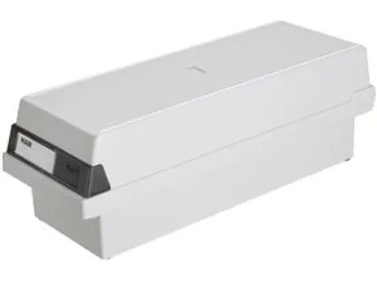 Karteikasten HAN 957-11 A7-quer, grau, inkl. 2 Stützplatten