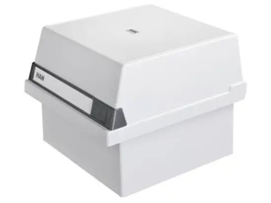 Karteikasten HAN 965-11 A5-quer, grau, inkl. 1 Stützplatte