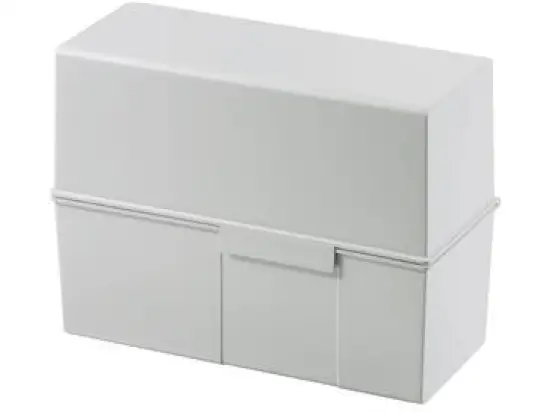 Karteibox HAN 975-11 A5-quer, lichtgrau
