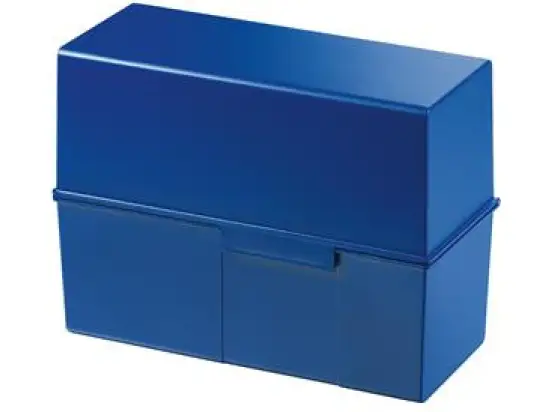 Karteibox HAN 975-14 A5-quer, blau