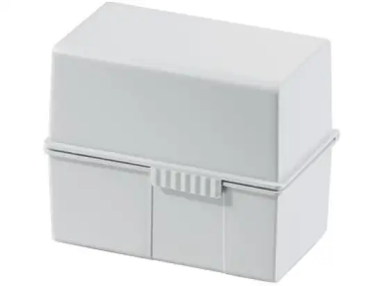 Karteibox HAN 976-11 A6-quer, lichtgrau