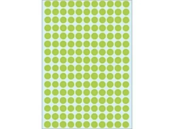 Markierungspunkte Herma 2215 Ø 8mm rund, Papier, selbstklebend, grün, Pack 5632 Stk/32 Blatt