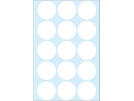 Markierungspunkte Herma 2270 Ø 32mm rund, Papier, selbstklebend, weiß, Pack 480 Stk/32 Blatt