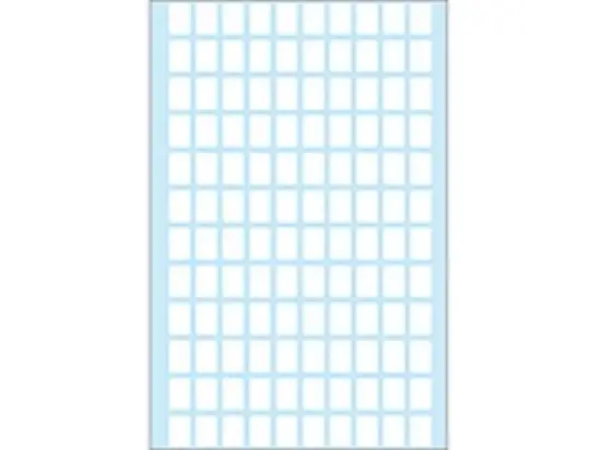 Haftetiketten Herma 2310 8 x 12 mm, selbstklebend, weiß, Handbeschriftung, Pack 3840 Stk/32 Blatt