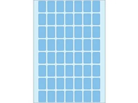 Haftetiketten Herma 2343 12 x 18 mm, selbstklebend, blau, Handbeschriftung, Pack 1792 Stk/32 Blatt