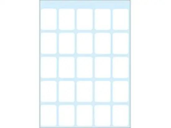 Vielzweck-Etiketten Herma 3660 Vario 15 x 20 mm, selbstklebend, weiß, Handbeschriftung, Pack 10 x 175 Stk/7 Blatt