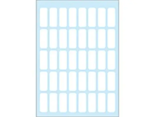 Vielzweck-Etiketten Herma 3721 Vario 8 x 20 mm, selbstklebend, weiß, Handbeschriftung, Pack 10 x 280 Stk/8 Blatt