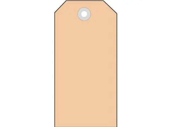 Anhängezettel Herma 6012 35 x 60 mm, mit Kunststofföse, Pack 1000 Stk