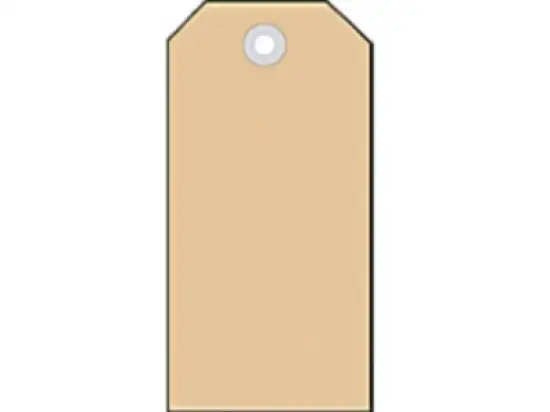 Anhängezettel Herma 6045 48 x 95 mm, mit Pappöse, Pack 1000 Stk