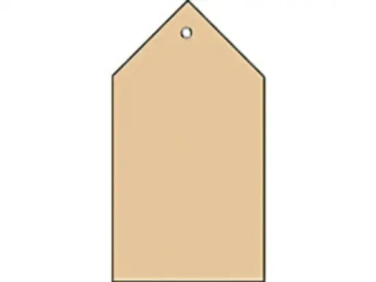 Anhängezettel Herma 6070 80 x 150 mm, mit Metallöse, Pack 250 Stk