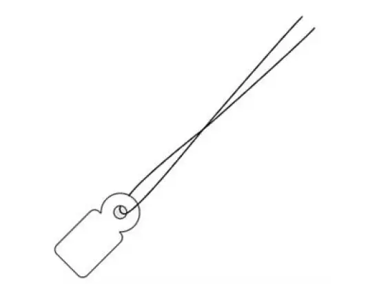 Hängeetiketten Herma 6949 10 x 22 mm, weiß, weißer Faden, Pack 1000 Stk