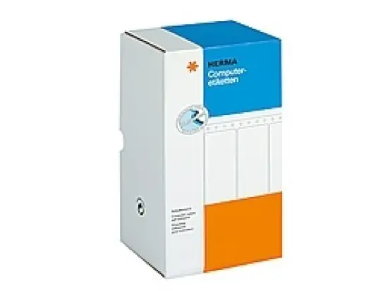Computeretiketten Herma 8292 147,32 x 99,2 mm 1-bahnig, weiß, endlos, perforiert, Pack 3000 Stk