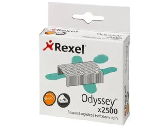 Heftklammern Rexel 2100050 Odyssey nur für Rexel Odyssey Profihefter, Pack 2500 Stk