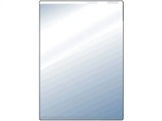 Ausweishüllen Hetzel 23412090 Innenmaße: 55 x 86 mm, für Kreditkarten, hoch, glasklar, oben offen, Pack 25 Stk