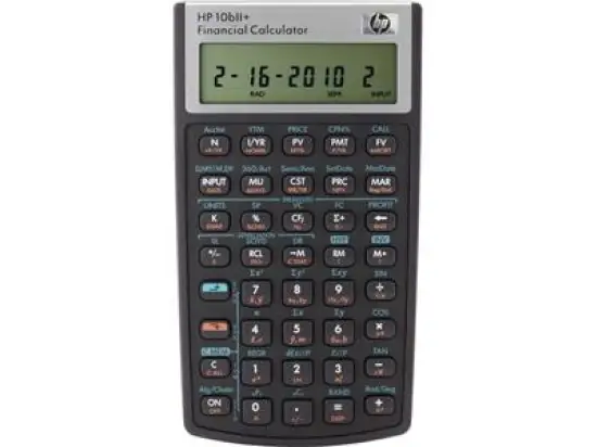 Finanzrechner HP HP-10B HP 10BII+ 12-stellig, algebraische Eingabelogik, 100 Funktionen